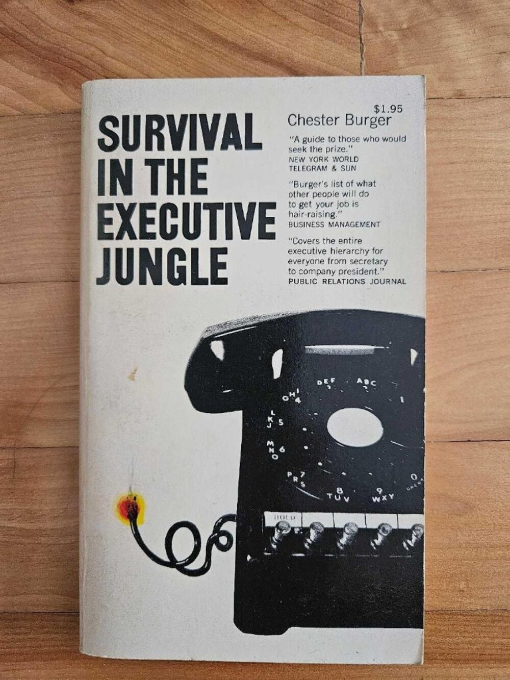 Survival in the Executive Jungle by Chester Burger 1967 Vintage Paperback Book